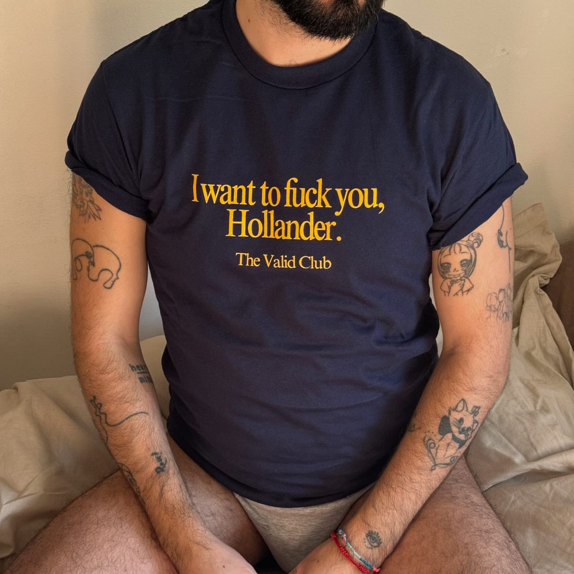 I want to f*ck you, Hollander