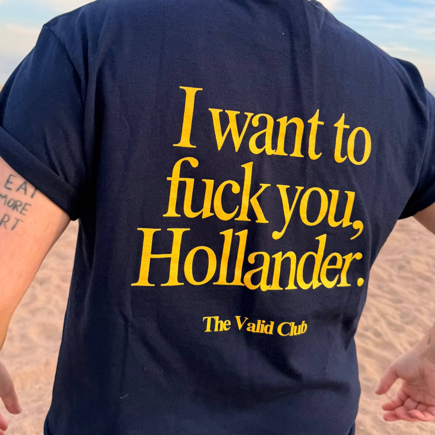 I want to f*ck you, Hollander